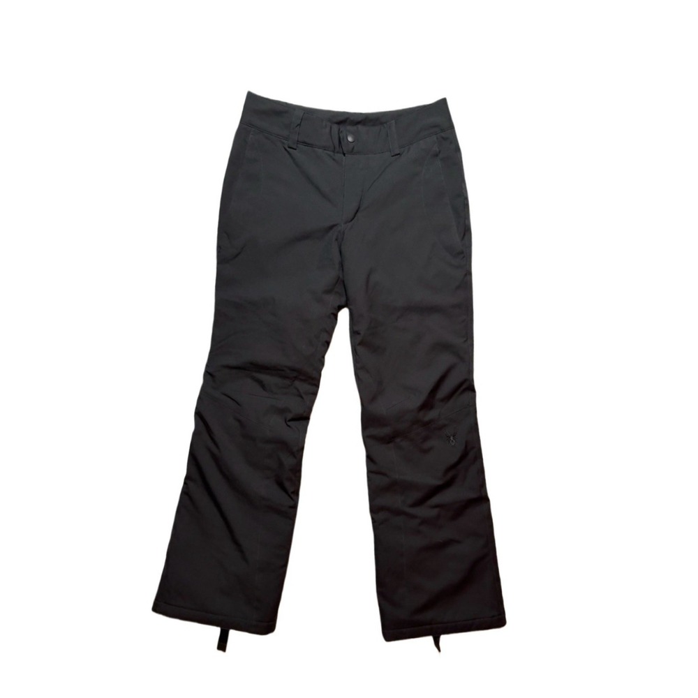 SPYDER Black Winner Insulated Draw Cuff Womens Size 6 Warm Winter Ski Snow Pants